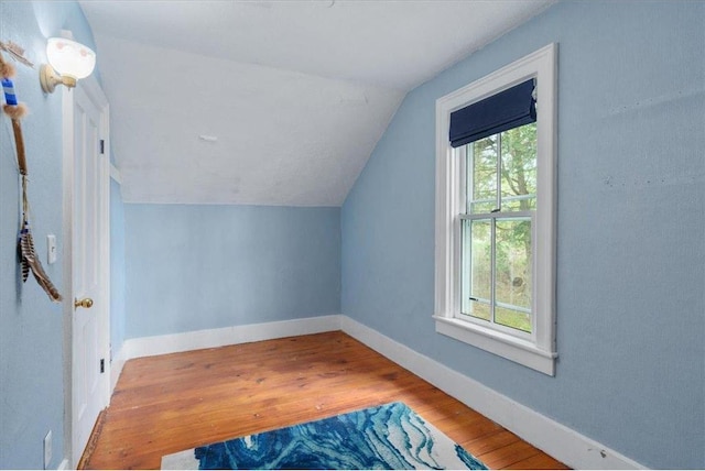 6300 Painter Rd, Mound, MN 55364 - bonus room with lofted ceiling, wood finished floors, and baseboards
