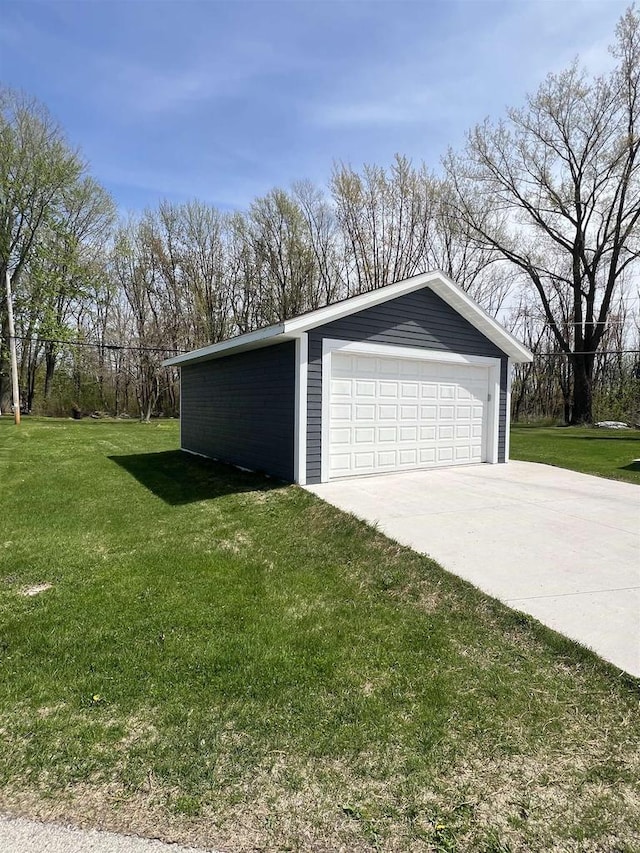 N8432 Minawa Beach Rd, Fond Du Lac, WI 54937 - view of detached garage