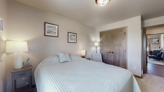 2239 E Honeygold Ct, Appleton, WI 54913 - carpeted bedroom featuring a closet and baseboards