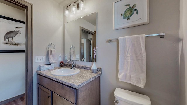 2239 E Honeygold Ct, Appleton, WI 54913 - bathroom with toilet and vanity