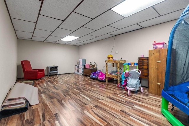 3500 W Justin St, Appleton, WI 54914 - playroom with wood finished floors