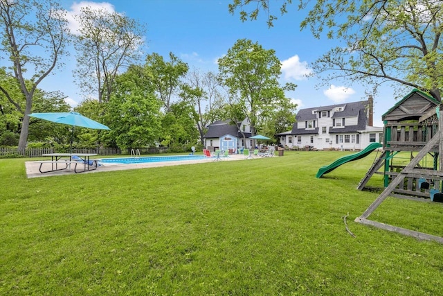 215 W Walworth St, Elkhorn, WI 53121 - view of yard featuring a playground