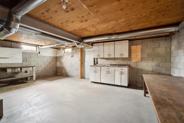 N8584 Snake Rd, Elkhart Lake, WI 53020 - view of basement