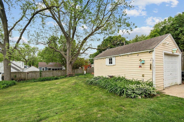 4105 Meyer Ave, Madison, WI 53711 - view of yard with an outbuilding and a garage