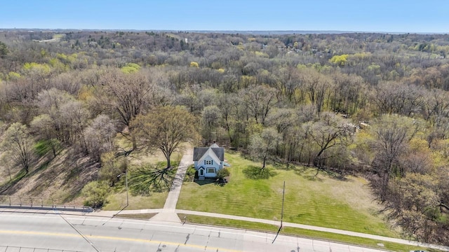 2780 Humboldt Rd, Green Bay, WI 54311 - aerial view of property and surrounding area with a heavily wooded area