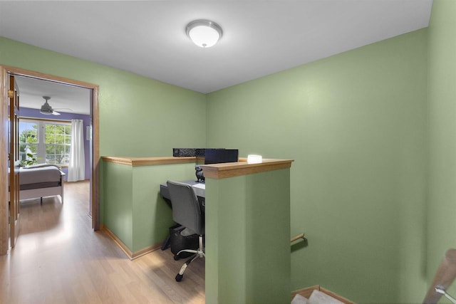 575 Fargo Trl, Middleton, WI 53562 - office with wood finished floors and baseboards