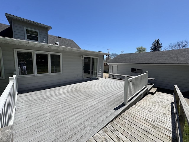 201 Broadway St, Rollingstone, MN 55969 - view of deck
