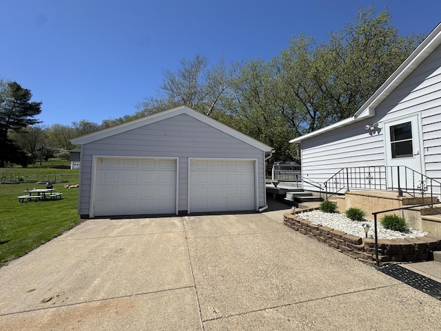 201 Broadway St, Rollingstone, MN 55969 - view of detached garage