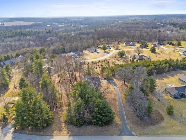 1229 Riverwood Ln, Sobieski, WI 02413 - view of property location with a heavily wooded area