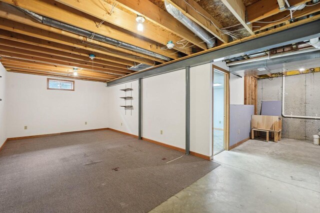 1116 Redwood Ct, Delavan, WI 53115 - basement featuring baseboards