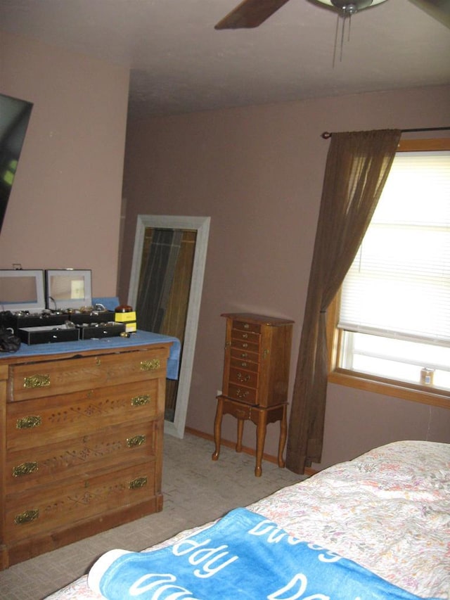 3006 Ancestor Way, Green Bay, WI 54313 - bedroom featuring light carpet and ceiling fan