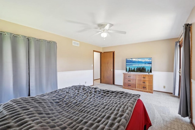 W156N10303 Pilgrim Rd, Germantown, WI 53022 - bedroom featuring carpet and ceiling fan