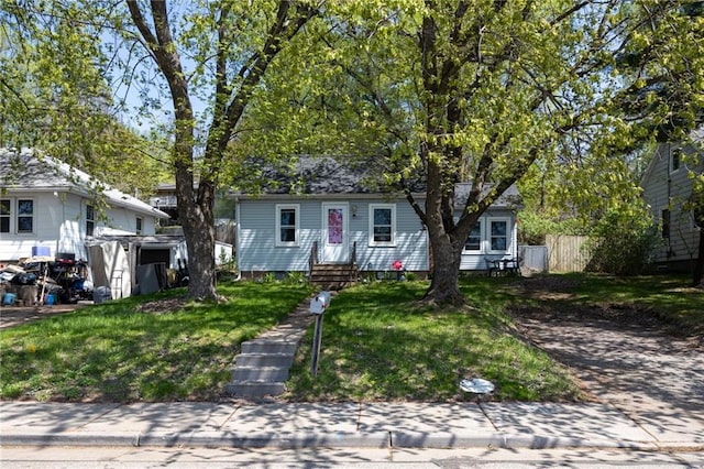 view of front of property