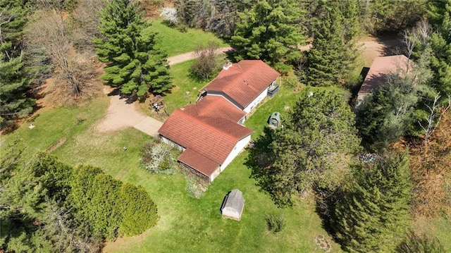 9027 W County Road D, Holcombe, WI 54745 - view from above of property