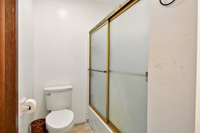 8657 N 73rd St, Milwaukee, WI 53223 - full bathroom with toilet and combined bath / shower with glass door