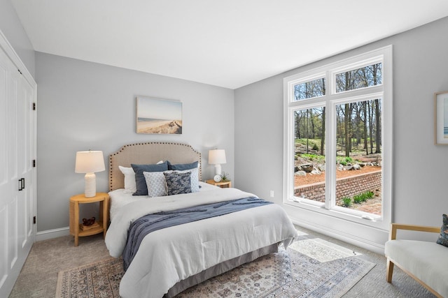 889 Horns Corners Rd, Cedarburg, WI 53012 - bedroom featuring carpet and baseboards