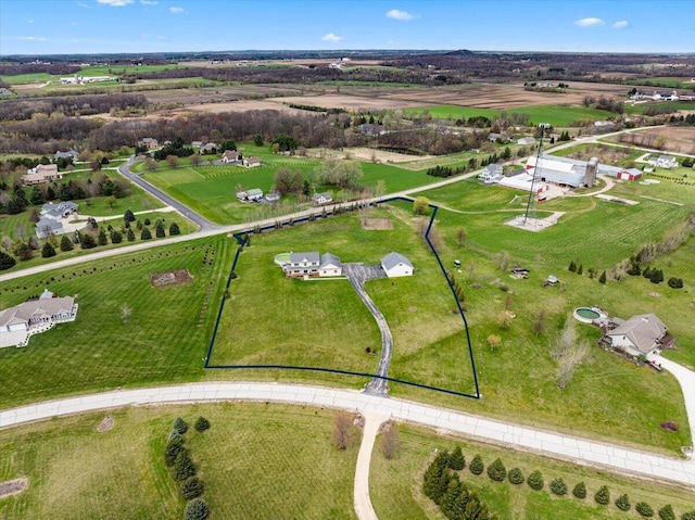 2583 Countryside Ln, Richfield, WI 53076 - overview of rural landscape