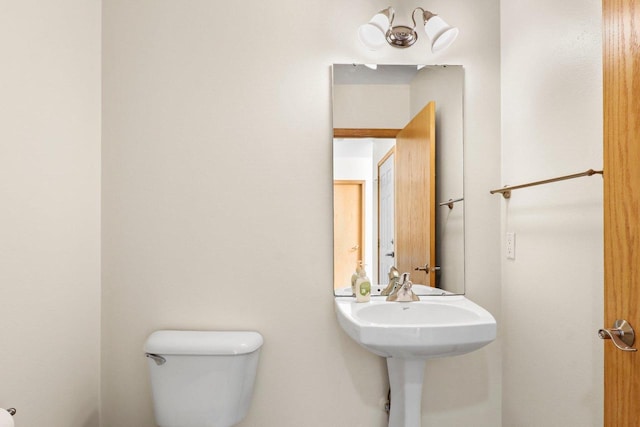 half bath with toilet