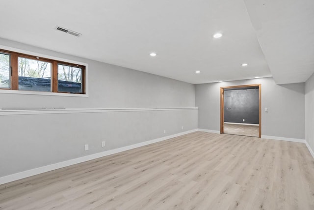 3927 Southwyck Ct, Janesville, WI 53546 - basement featuring wood finished floors, recessed lighting, and baseboards
