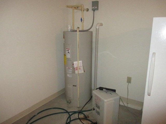 utilities featuring water heater