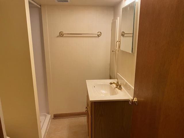301 E Coldspring Ave, Madison, WI 53716 - bathroom featuring a stall shower and vanity
