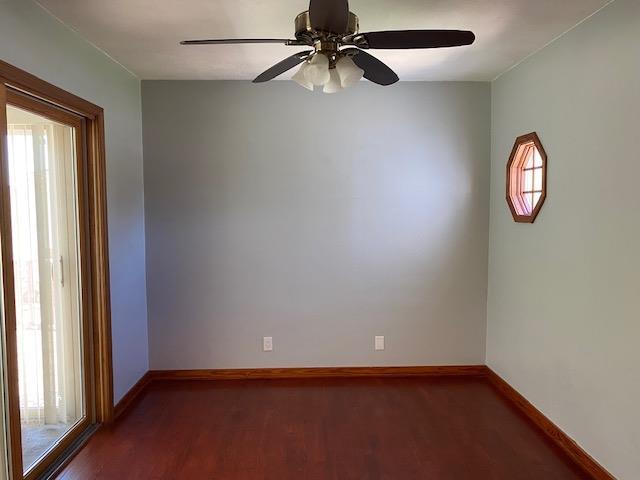 301 E Coldspring Ave, Madison, WI 53716 - spare room with plenty of natural light, wood finished floors, and baseboards