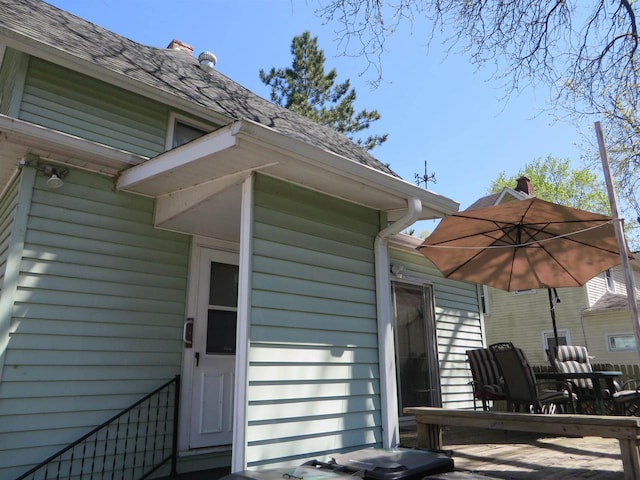 944 9th St, Beloit, WI 53511 - view of wooden terrace