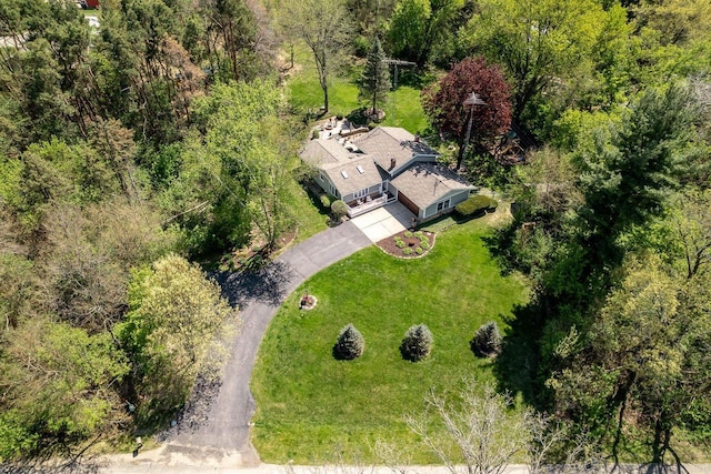 7929 N Pine View Dr, Edgerton, WI 53534 - view from above of property