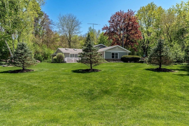 7929 N Pine View Dr, Edgerton, WI 53534 - view of grassy yard