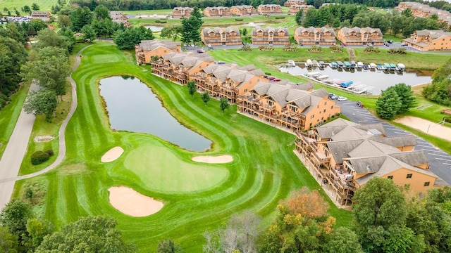 1822-3 Parkland Dr Unit 0703, Arkdale, WI 54613 - aerial view of residential area featuring a large body of water and a golf club