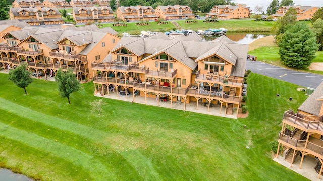 1822-3 Parkland Dr Unit 0703, Arkdale, WI 54613 - aerial perspective of suburban area featuring a large body of water