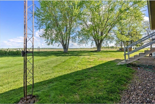 E7065 County Road B, Colfax, WI 54730 - view of green lawn