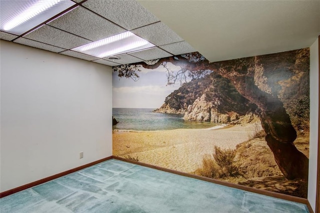 1206 Nixon Ave, Eau Claire, WI 54701 - finished below grade area featuring carpet floors and baseboards