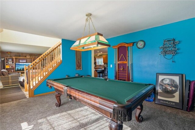 2136 62nd St, Somerset, WI 54025 - game room with carpet and pool table