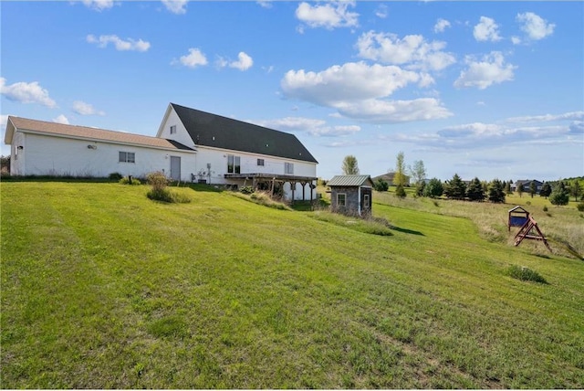 2136 62nd St, Somerset, WI 54025 - rear view of house featuring a lawn
