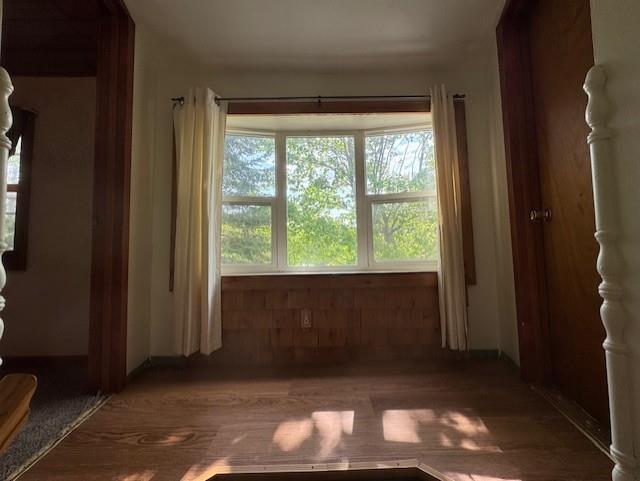 1404 Silver Mine Dr, Eau Claire, WI 54703 - hall with wood finished floors