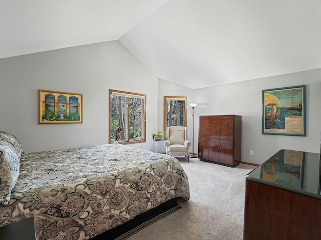 18585 Woodberry Ct, Brookfield, WI 53045 - carpeted bedroom with lofted ceiling