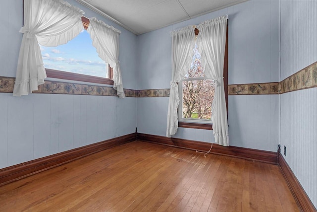 290 S Bridge St, Markesan, WI 53946 - spare room featuring wood-type flooring and healthy amount of natural light
