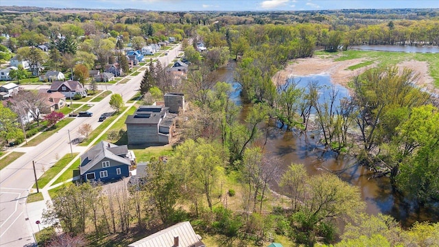 301 S Farmer St, Princeton, WI 54968 - aerial perspective of suburban area with a large body of water