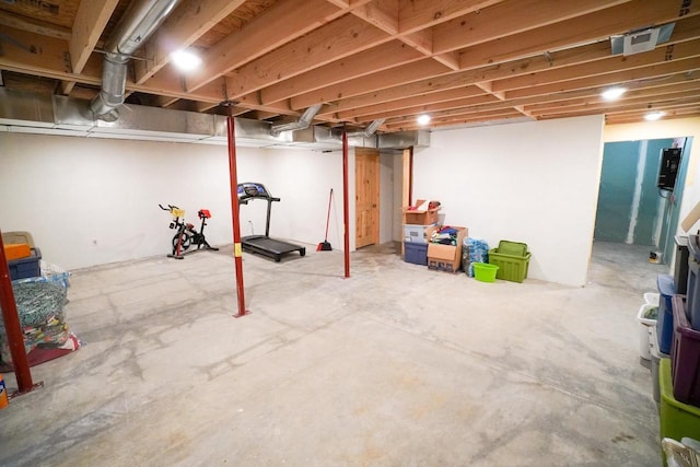 16845 Hawk Rd, Sparta, WI 54656 - view of unfinished basement