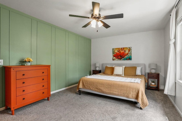 26 Prentice Pl, Madison, WI 53704 - carpeted bedroom with a ceiling fan and baseboards
