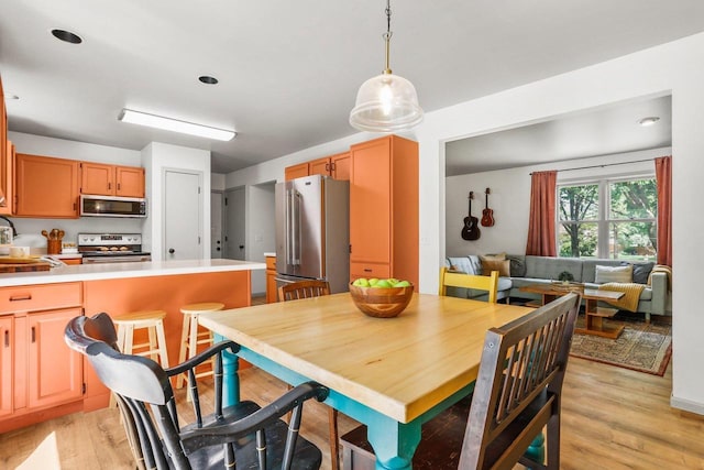 26 Prentice Pl, Madison, WI 53704 - dining space featuring light wood-style flooring