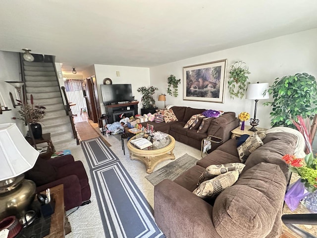 6054 W Port Ave, Milwaukee, WI 53223 - living area featuring stairway