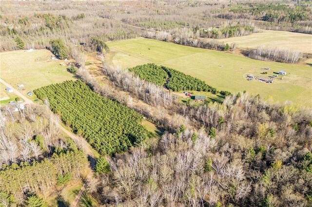 N3751 Bryant Rd, Bruce, WI 54819 - aerial view of sparsely populated area featuring extensive farmland