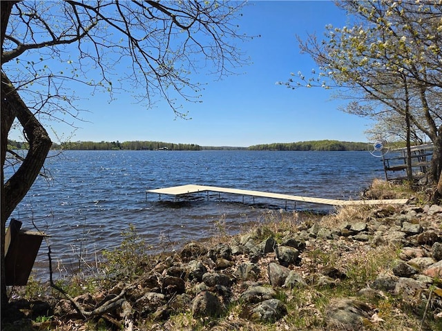 23075 Missionary Point Dr, Cable, WI 54821 - dock with a water view