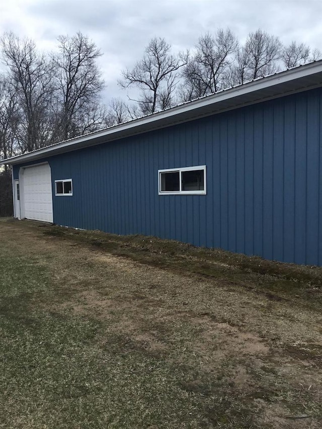 N9960 Meadowlark Ln, Crivitz, WI 54114 - view of property exterior featuring a detached garage