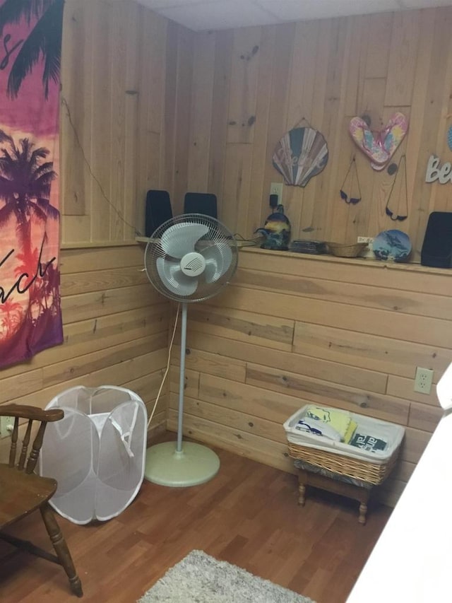 N9960 Meadowlark Ln, Crivitz, WI 54114 - relaxing sauna / steam room featuring wooden walls and wood finished floors