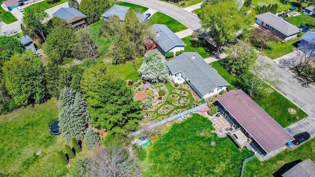 308 Maple Dr, Mount Horeb, WI 53572 - aerial overview of property's location with nearby suburban area