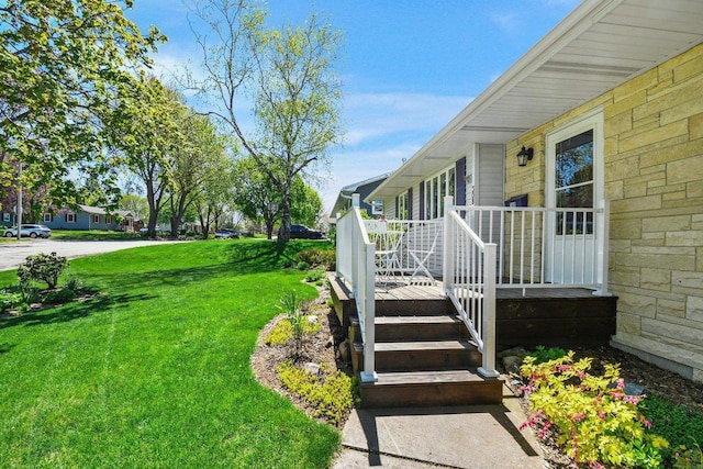 308 Maple Dr, Mount Horeb, WI 53572 - view of green lawn