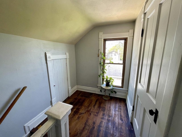 108 S Center St, Orfordville, WI 53576 - additional living space featuring lofted ceiling, wood finished floors, and baseboards
